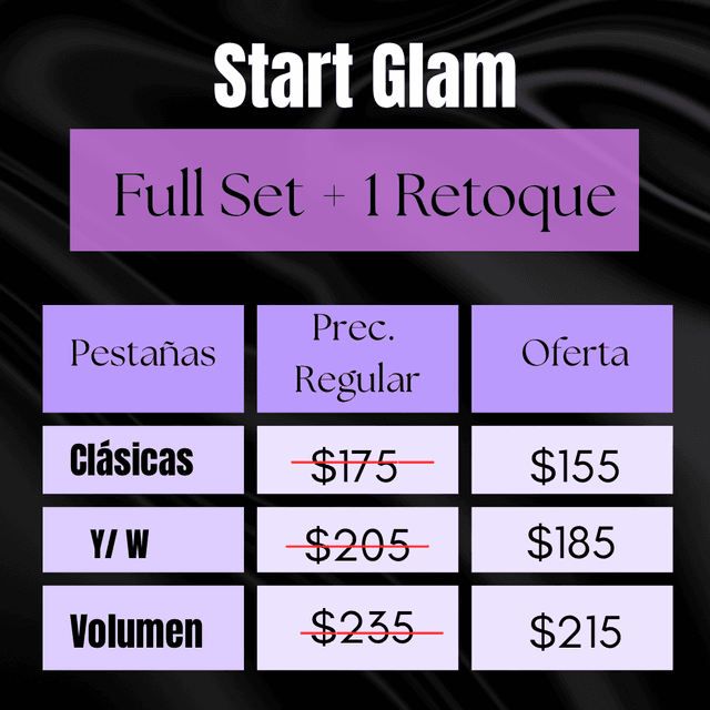 Start Glam Volumen at Shekinah Studio PR in Carolina, PR